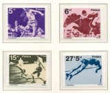 Polonia 1983 Mi 2862/65 MNH - Medalii la JO vara 1980 si CM din 1982 din Spania