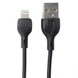 Cablu date/incarcare XO-NB200, Lightning la USB, 2m lungime, negru