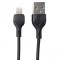 Cablu date/incarcare XO-NB200, Lightning la USB, 2m lungime, negru