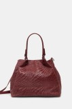 Answear Lab poseta de piele culoarea rosu