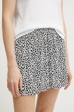 MICHAEL Michael Kors pantaloni scurti femei, culoarea alb, modelator, high waist, MR530MKGS6
