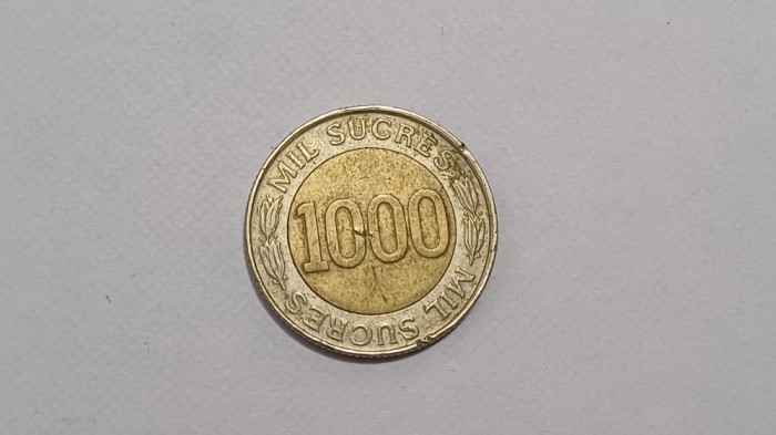 Ecuador -1000 Sucre 1997-Cea de-a 70-a aniversare a Băncii Centrale