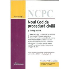Noul cod de procedura civila (2016)