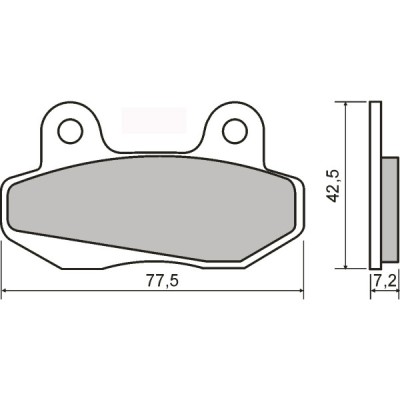 Placute frana sinter Honda NSR 80R fata Cod Produs: MX_NEW 225102593RM foto