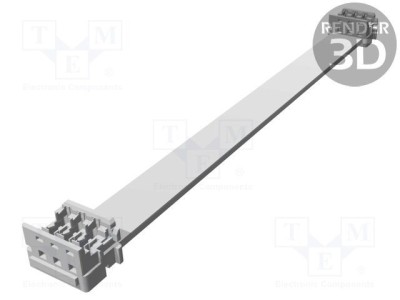Cablu panglică MOLEX Pas pini 1,27mm 0,1m PIN 6 foto