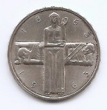 Elvetia 5 Franci 1963 (comemorativa: Crucea Rosie) Argint 15g/835, 31 mm, KM-51 (3)