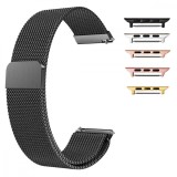 Curea Milanese Slim Fit compatibila Apple Watch 9|8|7|6|5|4|3|2|1 Series, 49mm|45mm|44mm|42mm, Negru