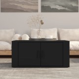 vidaXL Măsuță de cafea, negru, 80x50x36 cm, lemn compozit