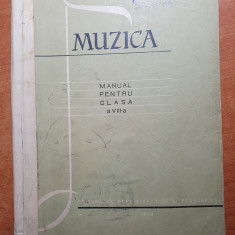manual muzica pentru clasa a 8-a - din anul 1959