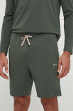 BOSS pantaloni scurți de lounge culoarea verde 50515314