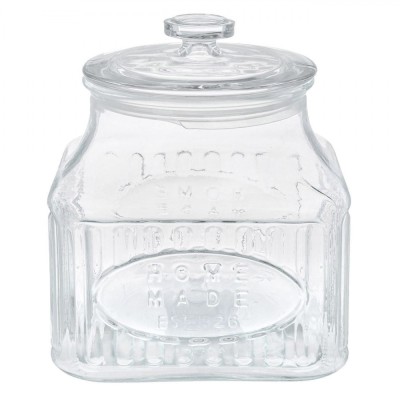 Borcan Sticla, Model Home Made, Capacit 2.4L, Transparent, Cu Capac foto