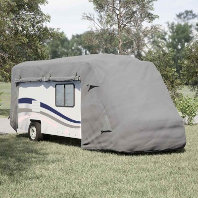 vidaXL Husa de rulota gri 730x235x275 cm Tesatura netesuta foto