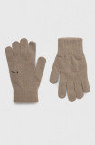 Nike manusi Knit Swoosh culoarea bej