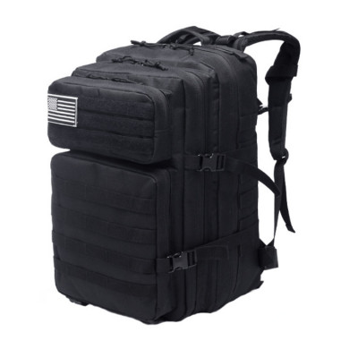 Rucsac army MBrands, Laptop de 17.3 ,impermeabil, steag USA, 50L - Negru foto