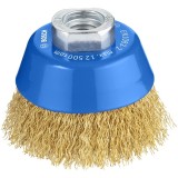Bosch PRO Metal clean - Perie oala 70x0.3 mm fir ondulat metale neferoase otel otel inoxidabil