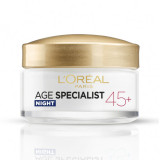 Cumpara ieftin Crema antirid de noapte cu efect de lifting Age Specialist 45+, 50 ml, Loreal