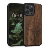 Husa Kwmobile pentru Apple iPhone 14 Pro Max, Lemn, Maro, 59127.01, Carcasa