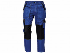 Pantaloni de lucru albastru negru foto