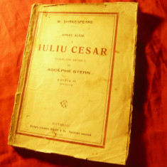 W.Shakespeare - Iuliu Cesar - trad.metrica A.Stern - Ed.IIa Socec 1922 , 180 pag