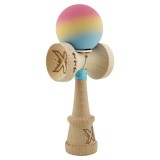 Kendama X Originala, Ata 62/65 cm Gradient Roz/Galben/Albastru deschis