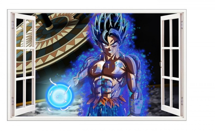 Sticker decorativ, fereastra 3D, Dragon Ball, 85 cm, 1026STK