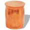 vidaXL Scaun/masă laterală, aluminiu bătut la ciocan, cupru/alamă 242325