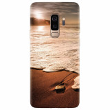 Husa silicon pentru Samsung S9 Plus, Sunset Foamy Beach Wave