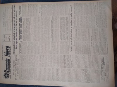 ZIAR ROMANIA LIBERA 3 APRILIE 1953 foto