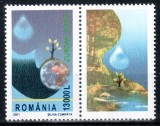 Romania 2001, LP 1550 a, EUROPA Apa, seria cu vinieta dreapta, MNH! LP 45,00 lei