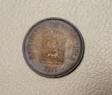 Venezuela - 5 centimos (1977) - monedă s308, America Centrala si de Sud