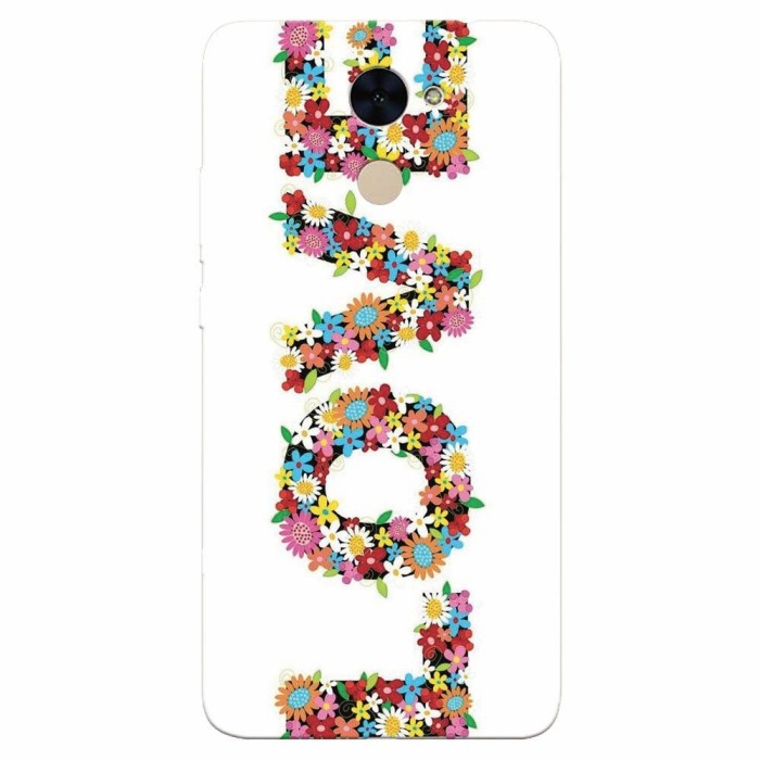 Husa silicon pentru Huawei Enjoy 7 Plus, Love Made By Flowers