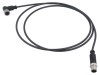 Cablu HARTING 4 pini PUR 1,5m pentru senzori cu conector M12 tată și mamă unghiulară