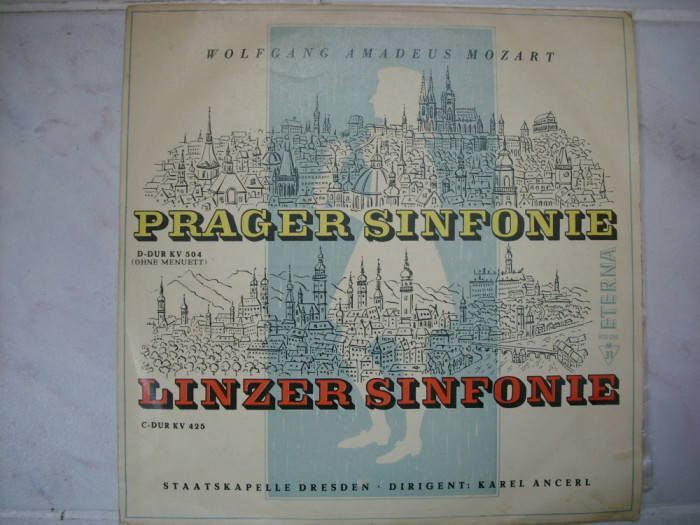 Mozart-Prager Sinfonie - Linzer Simfonie vinil