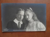 Fotografie tip carte postala, Printul Joachim si Printesa Victoria Luise von Preussen