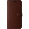 Husa tip carte cu stand Techsuit, aspect piele maro, pentru Honor Magic 6 Lite