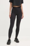 On leggins de antrenament Studio culoarea negru, neted, 1WF10580553