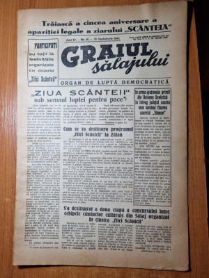 graiul salajului 25 septembrie 1949-zrt. zalau,carei,jibou foto