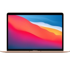 Laptop Macbook Air 13&amp;#039;&amp;#039; M1 2020, MGNE3, 512GB SSD, 8GB RAM, CPU 8-core, Touch ID sensor, DisplayPort, Thunderbolt 3, Tastatura layout INT, Gold (Auriu foto