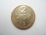 ROMANIA - 2 LEI 1951 ALAMA (CUPRU ) CORODATA , RPR, L17.17