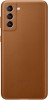 Galaxy S21 Plus; Leather Cover; Brown, Samsung