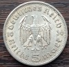 (A775) MONEDA DIN ARGINT GERMANIA - 5 MARK 1936, LIT. A, PAUL VON HINDENBURG, Europa