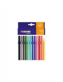 Set 12 Carioci colorate cu varful subtire Playbox
