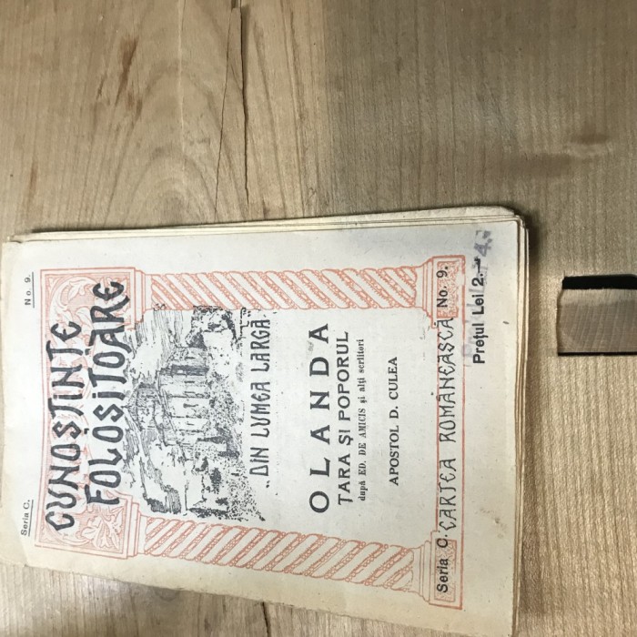 B. Cunostinte folositoare , Olanda