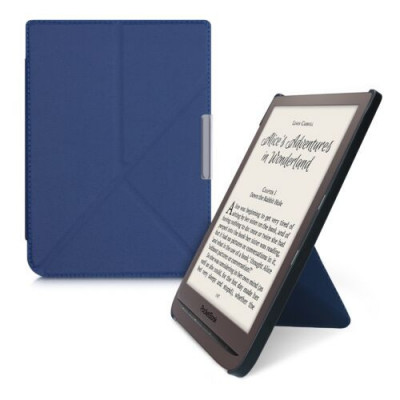 Husa pentru PocketBook InkPad 3/InkPad 3 Pro, Piele ecologica, Albastru, 44761.17 foto