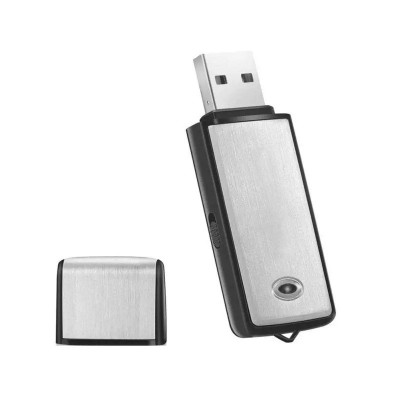 Mini reportofon in forma de stick USB, 8 GB, negru foto
