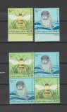 CIPRU 2021 Europa CEPT FAUNA Protejata Serie 2 timbre+ 2 serii din carnet MNH**, Nestampilat