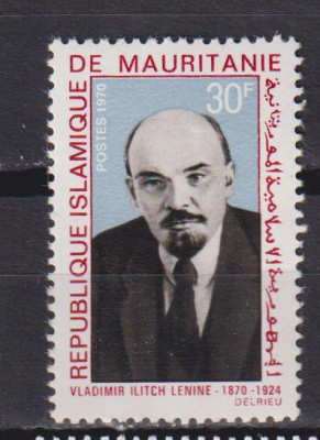 MAURITANIA LENIN 1970 MI. 386 MNH foto