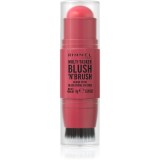 Rimmel Multi-Tasker Blush'N'brush blush stick cu pensulă culoare 150 Cherry On Point 8 g