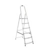Scara aluminiu DRALD6, 1 x 6 trepte, inaltime 1.8 m, 125 kg