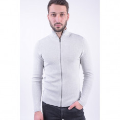 Cardigan Jack&amp;amp;Jones Jjeribbed Knit White Melange foto